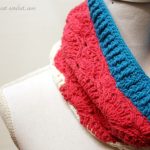 Tuto – Tri-colored snood in crochet
