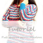 Tutoriel – Pull chauve souris tricolore