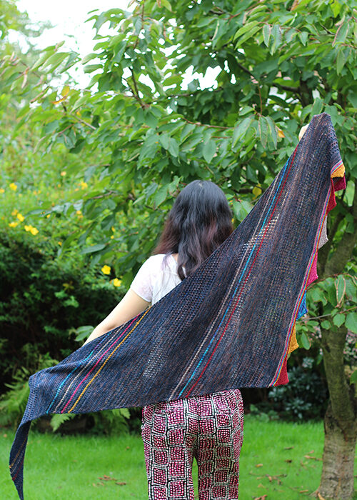 Patron châle give me a color