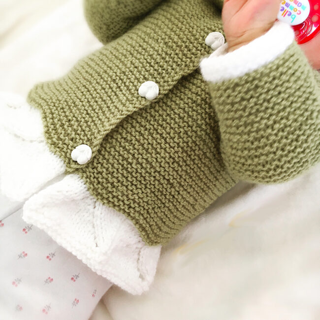 cardigan bébé tricot