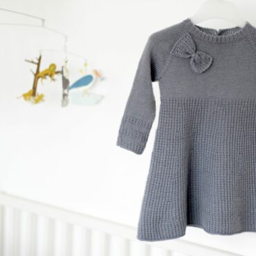 patron tricot robe enfant Aima modèle doux
