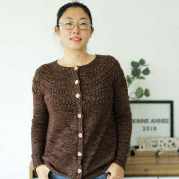patron tricot gilet femme - Tiyuan 4