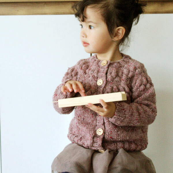 patron tricot gilet fille - Little Tiyuan 1