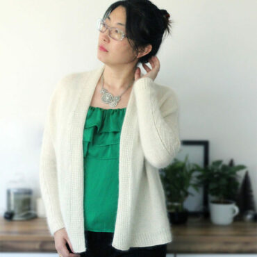 patron tricot gilet femme - Haline 1