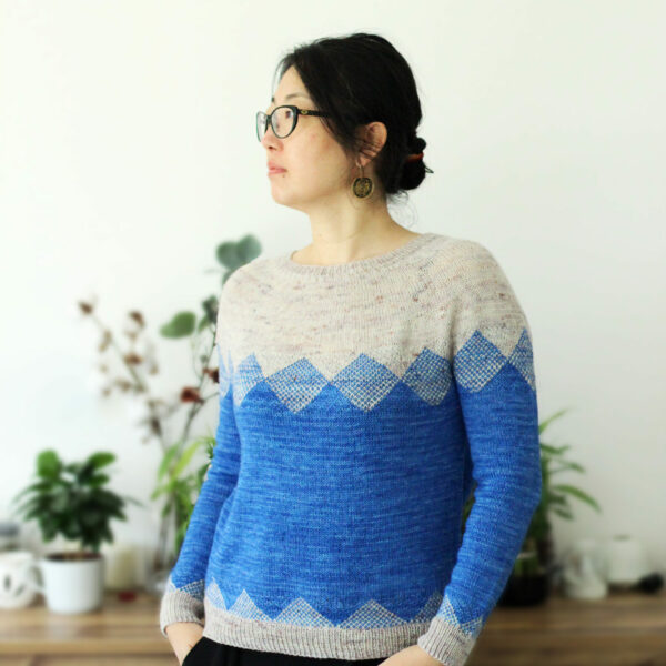 patron tricot pull femme - little huangshan 6