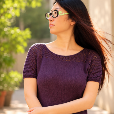 patron PDF tricot pull femme Yuntong été 2