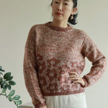 patron tricot modèle pull femme Moshan