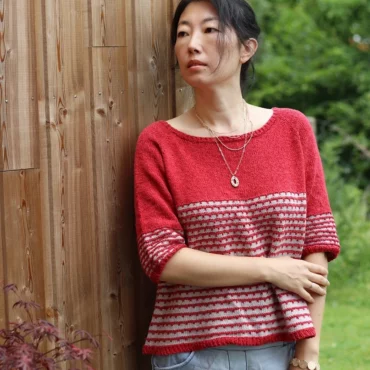 patron tricot pull femme Angela