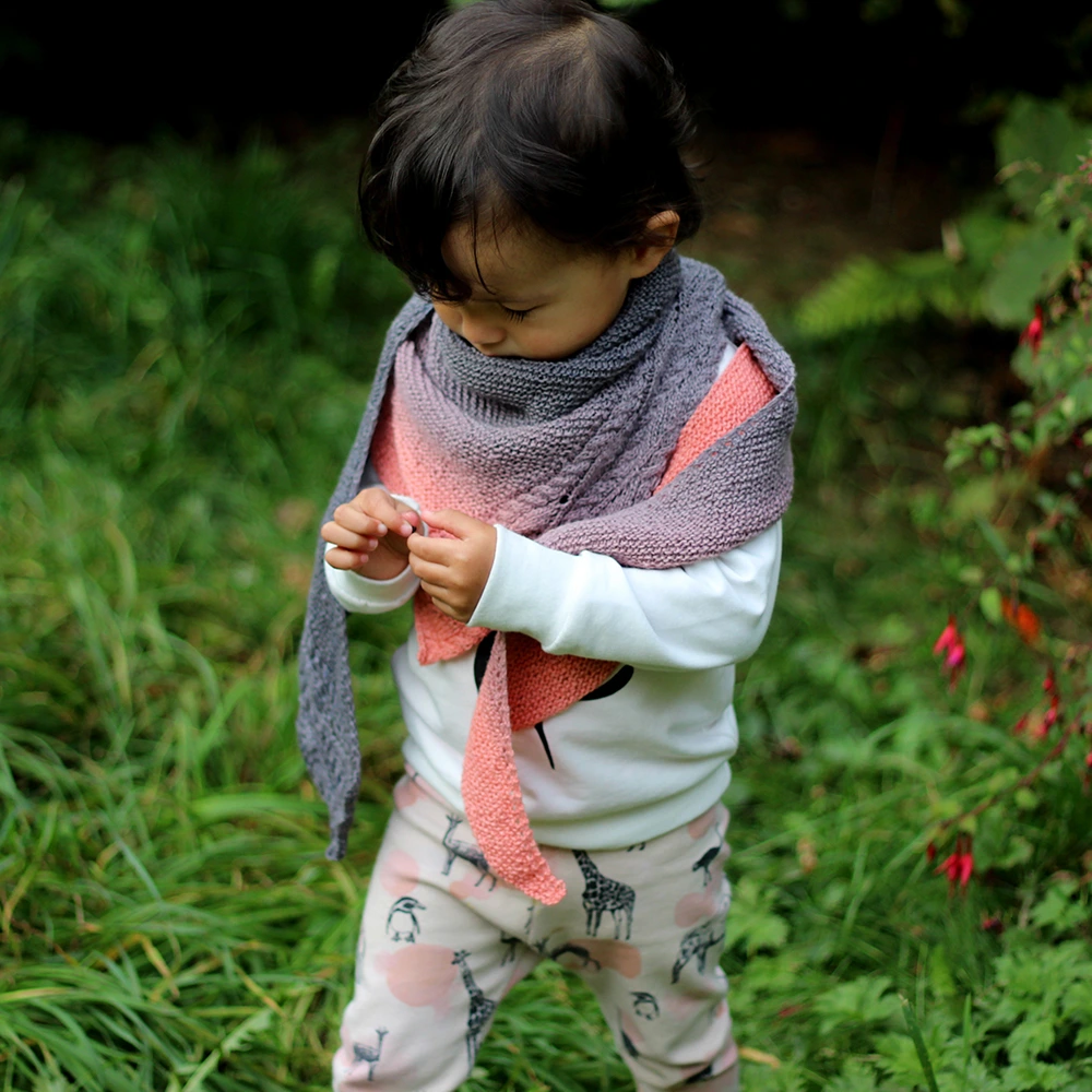 châle tricot femme Yuyuan Xiaowei Design 2