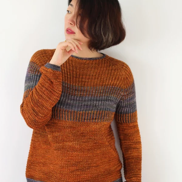 patron tricot pull brioche Grand Môme 2