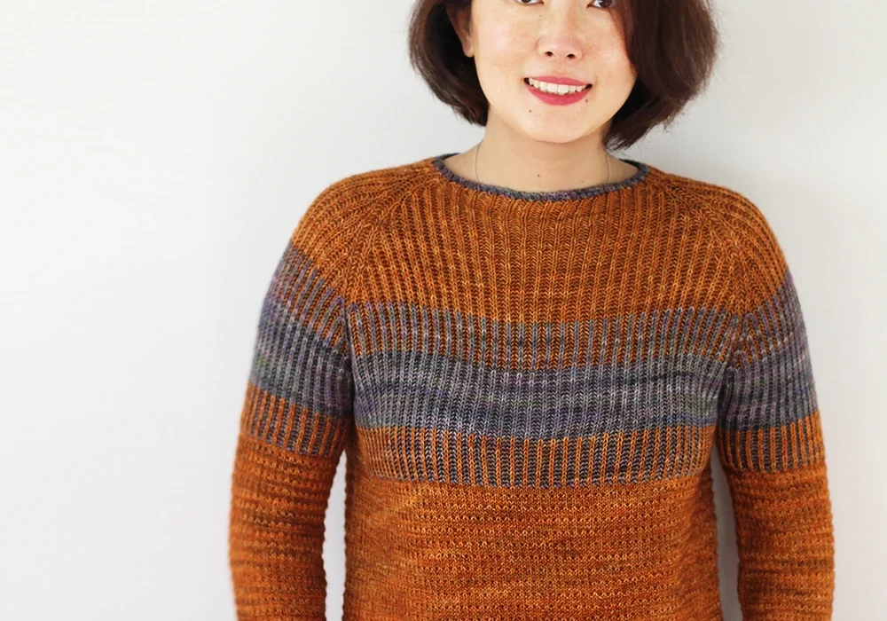 patron tricot pull brioche Grand Môme 3