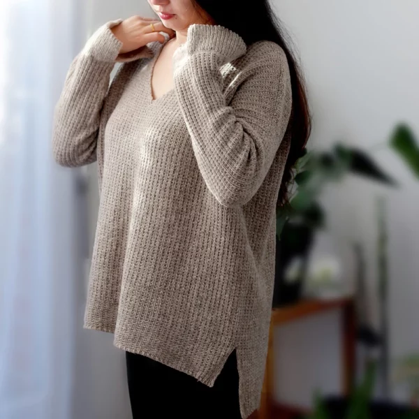 pull femme confortable tricot Jianyue 2