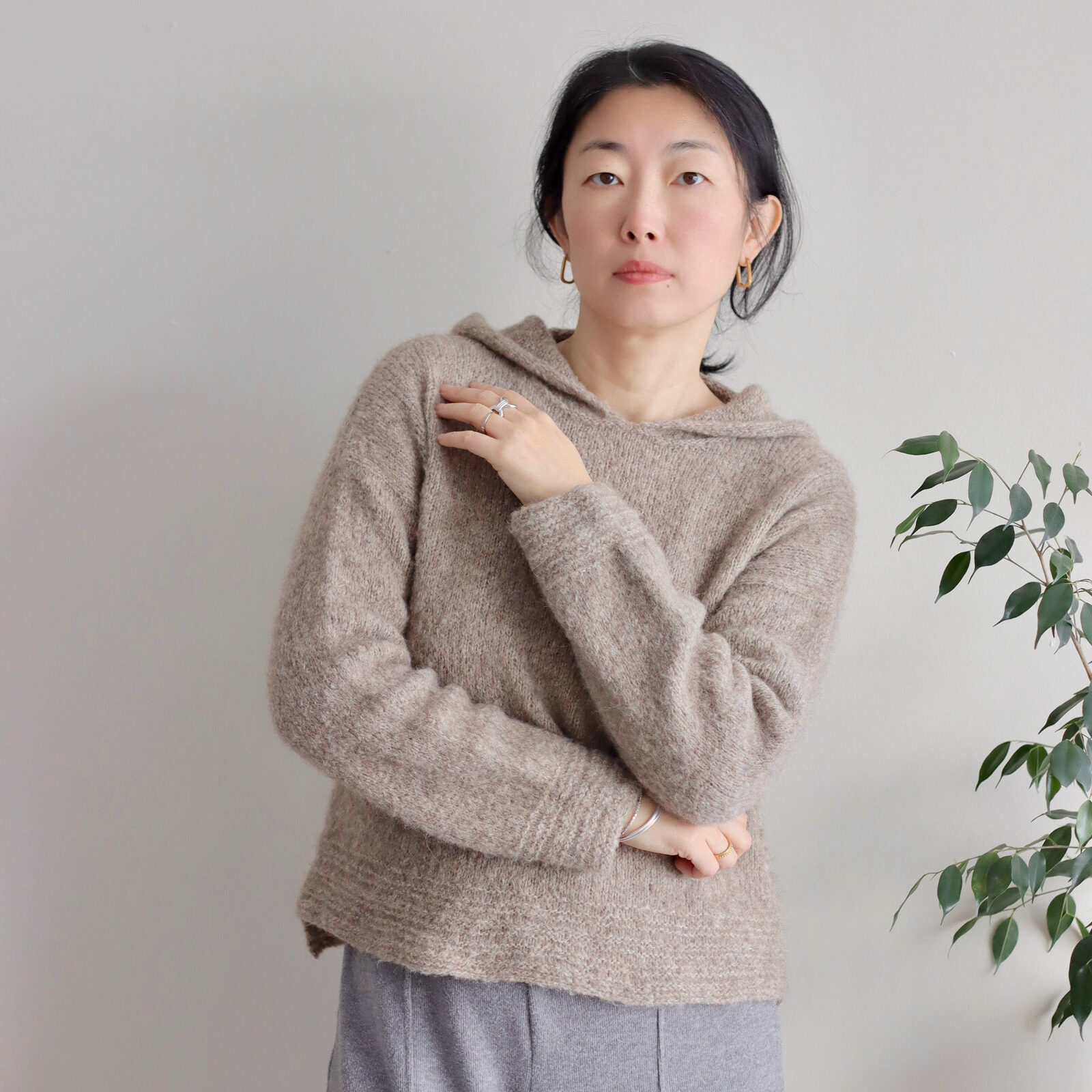 Patron tricot pull capuche Aiyue