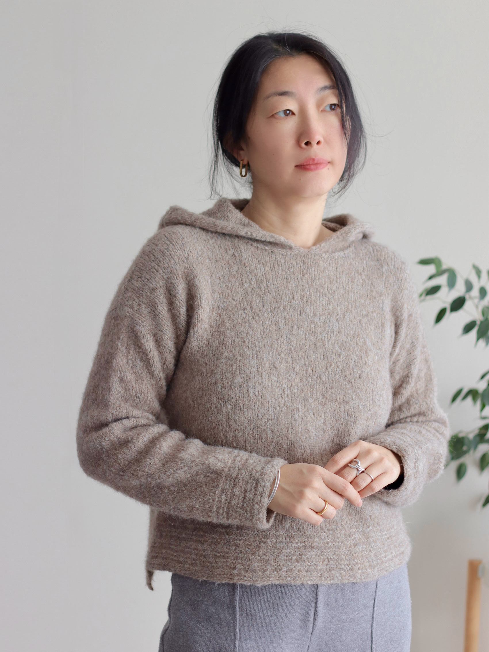 Patron tricot pull capuche Aiyue