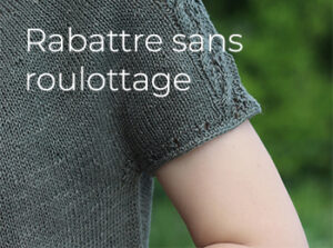 rabattre sans roulottage