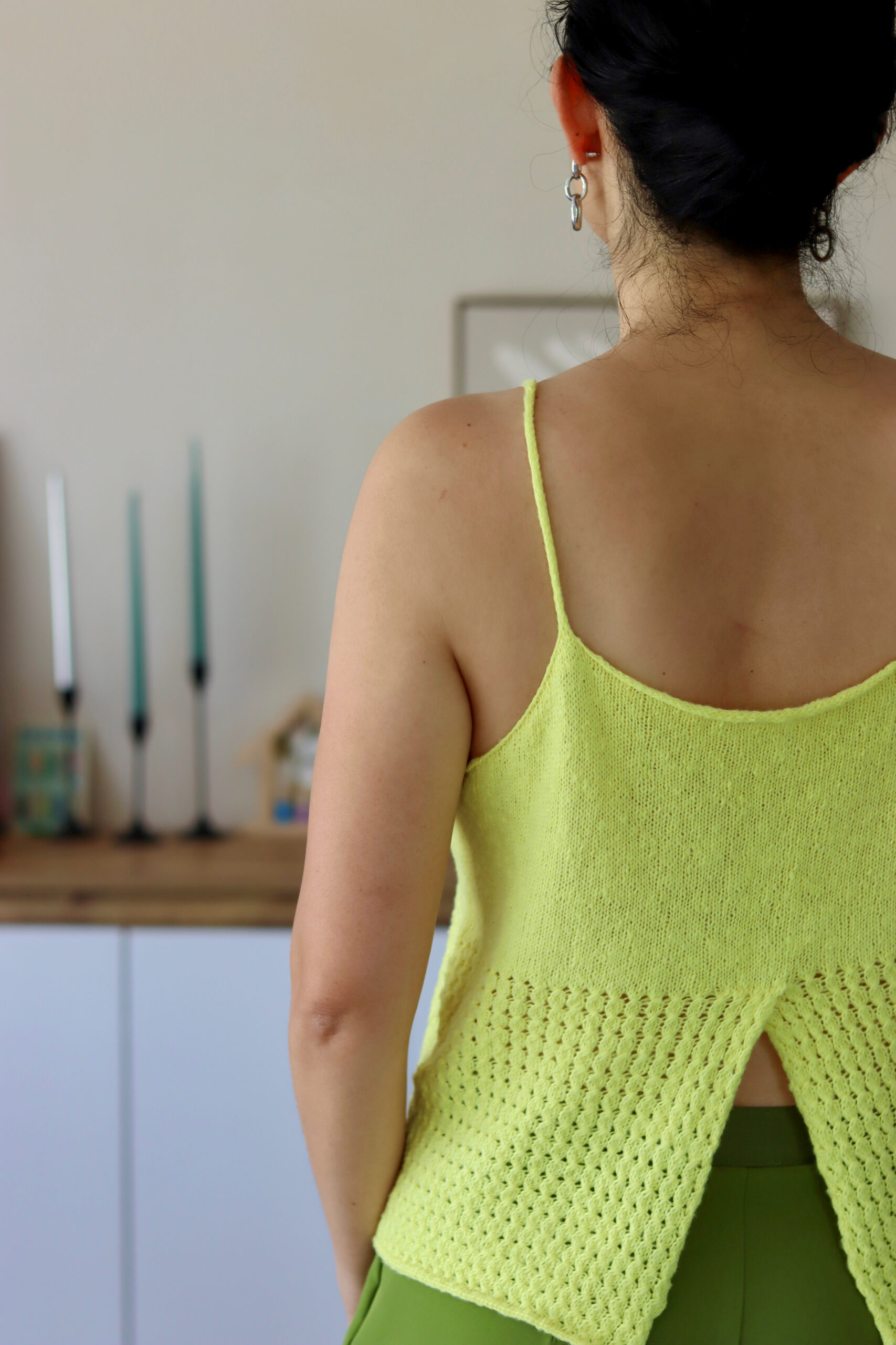 modèle tricot haut d'été
