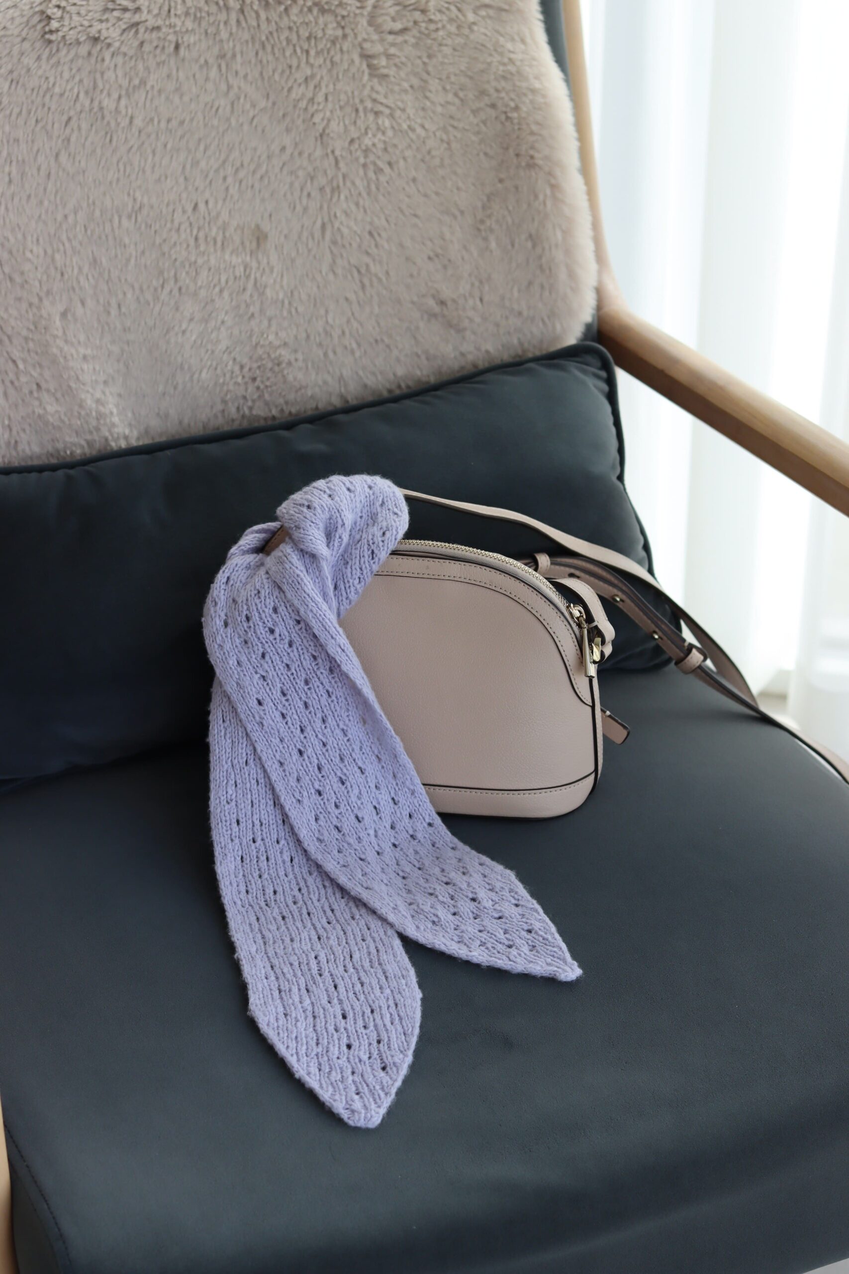 modèle tricot petit foulard